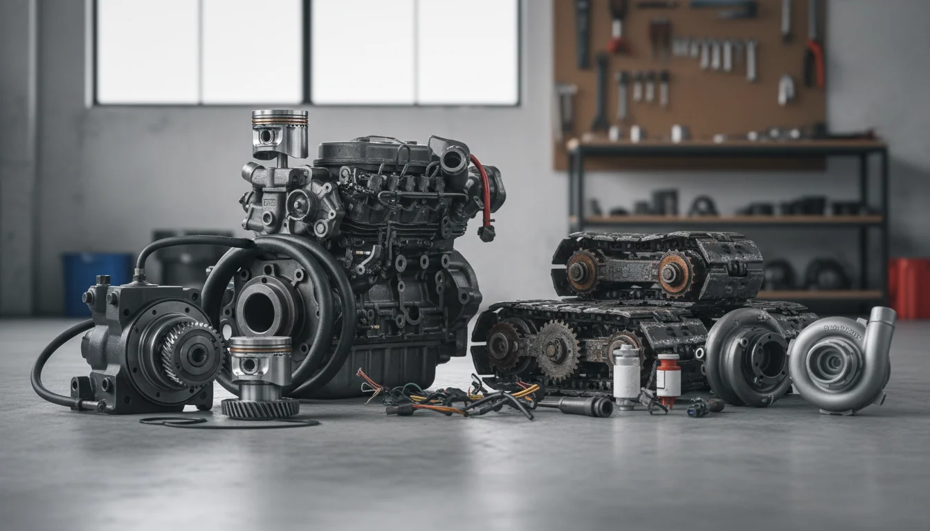 Critical Components and Common Failure Points - kawasaki construction equipment parts | 3GEN Export