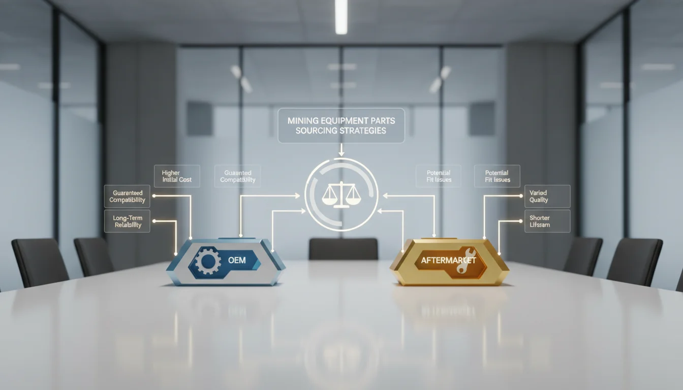 Sourcing Strategies: OEM vs Aftermarket Decision Framework - mining equipment parts | 3GEN Export