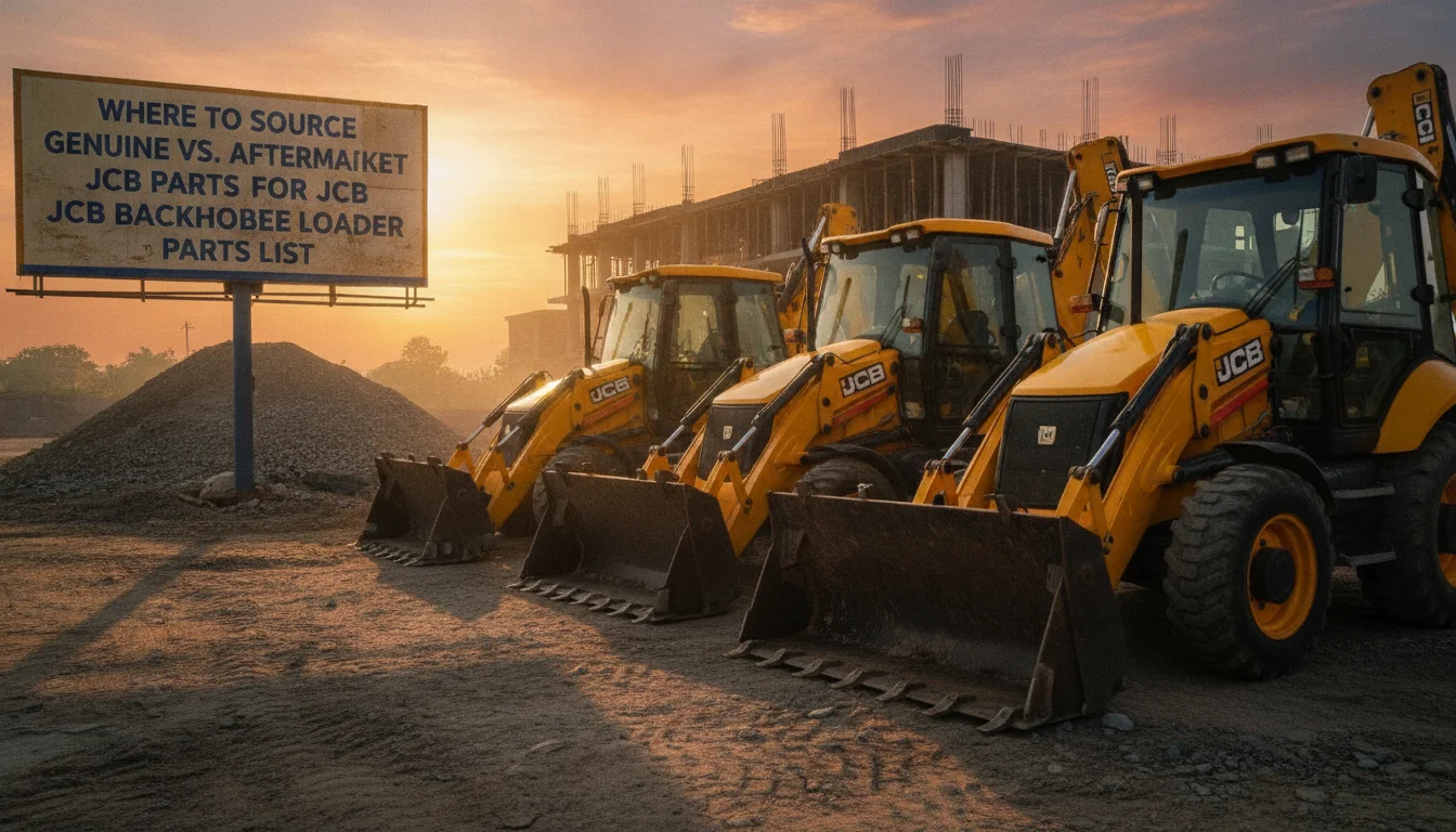 Visual guide to Where to Source Genuine vs. Aftermarket JCB Parts
