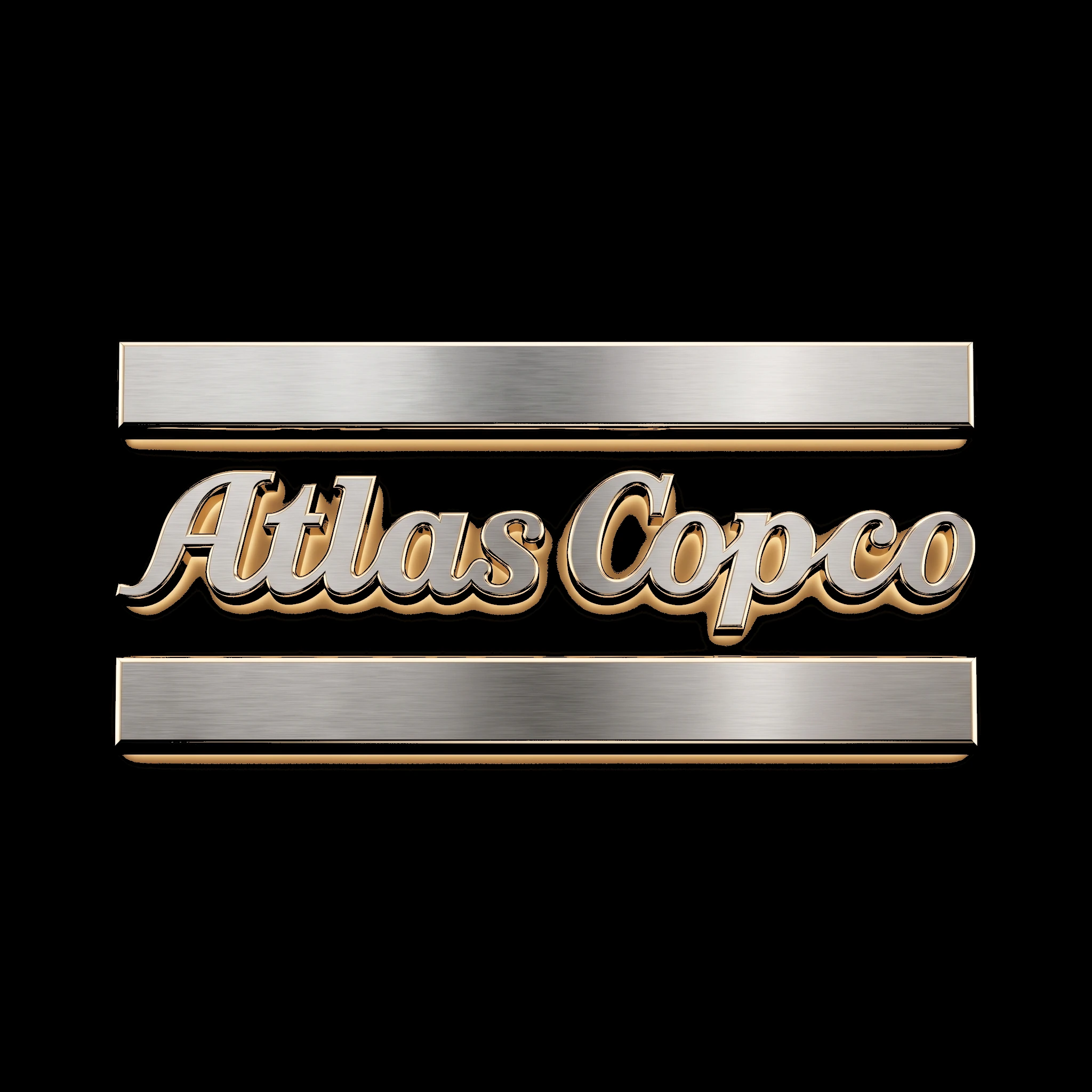 Atlas Copco spare parts logo — industrial compressors
