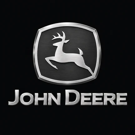 John Deere spare parts logo — construction equipment