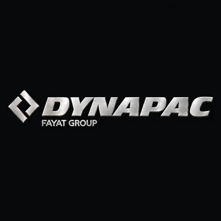 Dynapac spare parts logo — road construction equipment