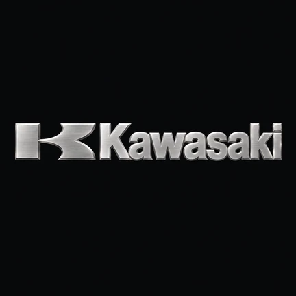 Kawasaki spare parts logo — hydraulic excavators