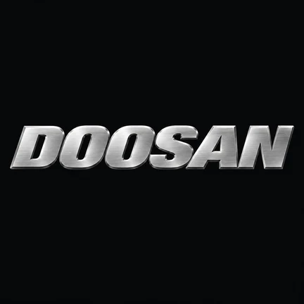Doosan spare parts logo — excavators