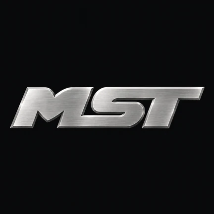 MST spare parts logo — articulated dump trucks