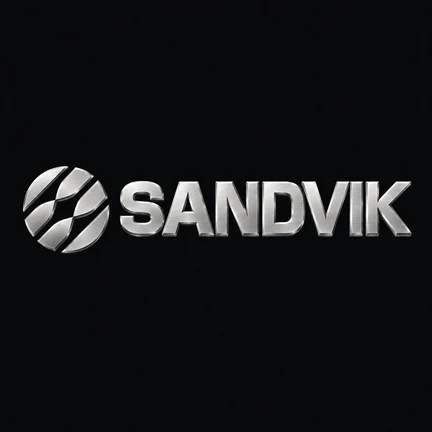 Sandvik spare parts logo — mining equipment