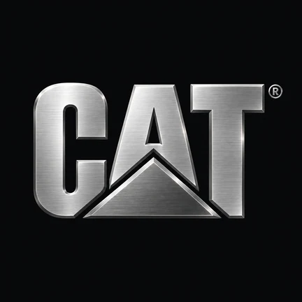 Caterpillar spare parts logo — heavy construction machinery