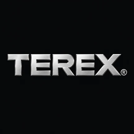 Terex spare parts logo — cranes and trucks