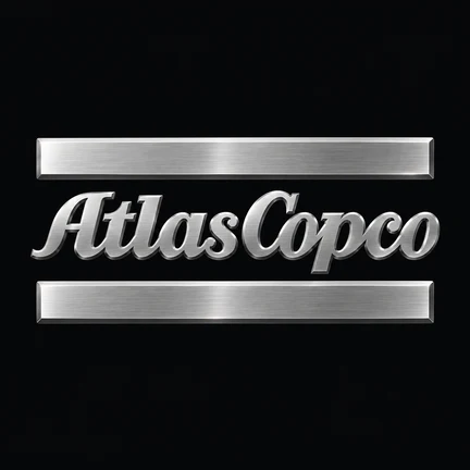 Atlas Copco spare parts logo — industrial compressors