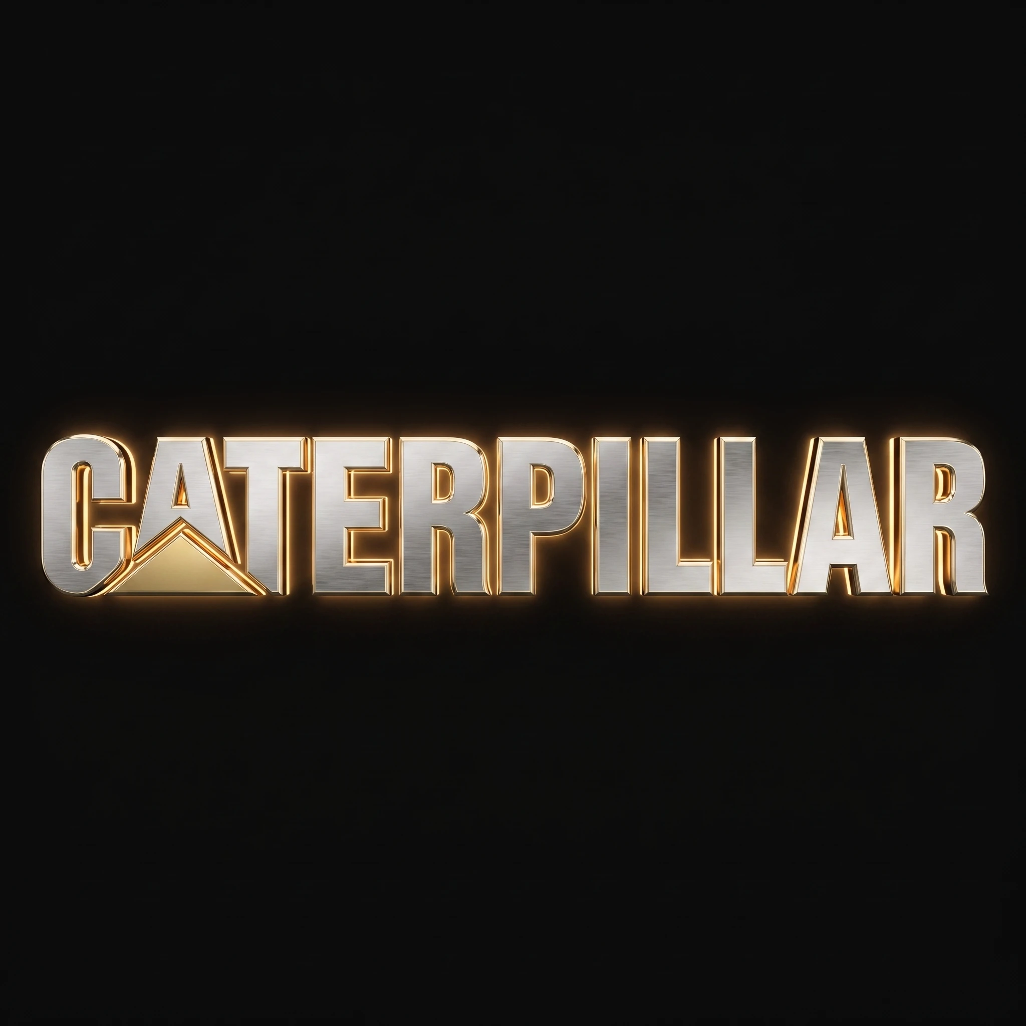 Caterpillar spare parts logo — heavy construction machinery