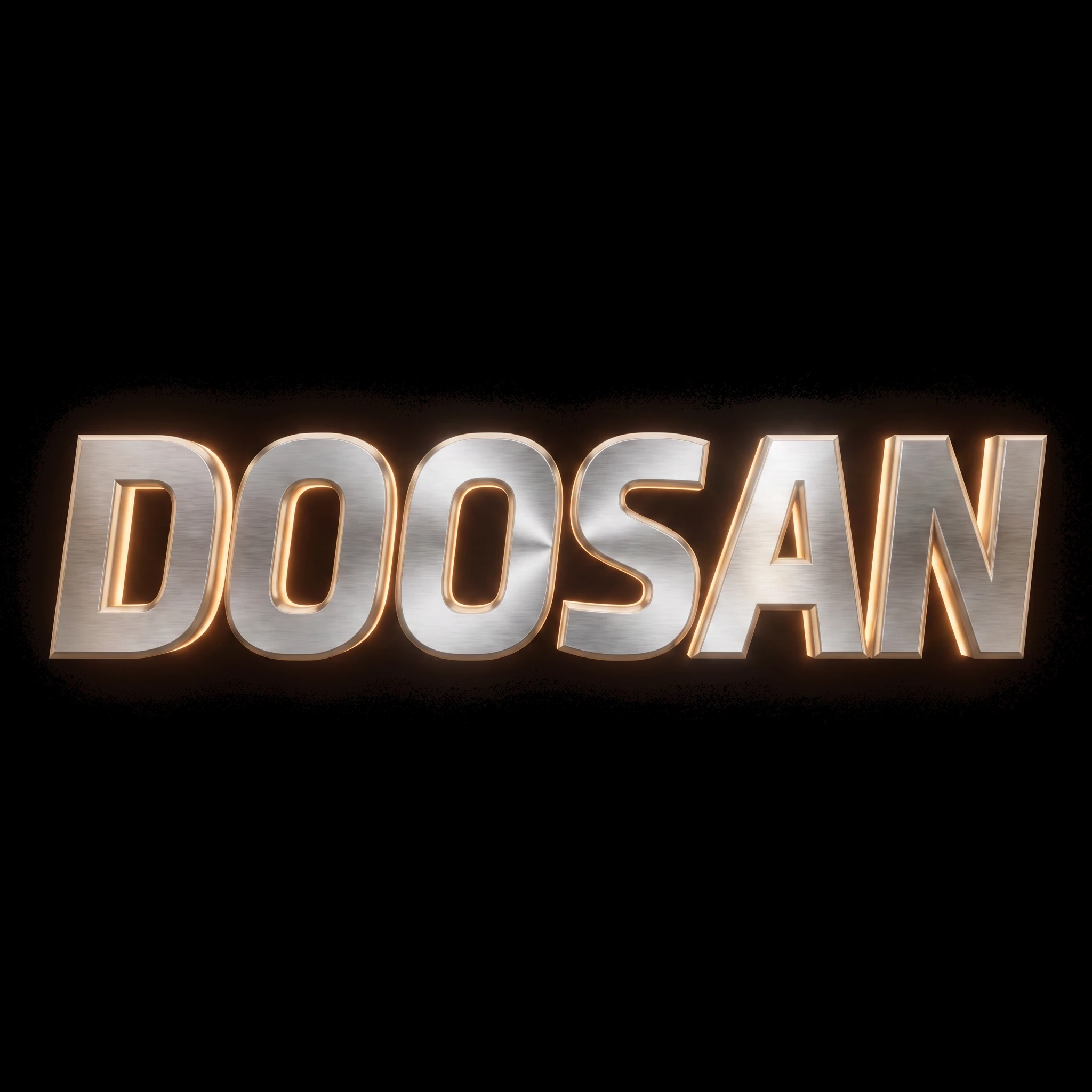 Doosan spare parts logo — excavators