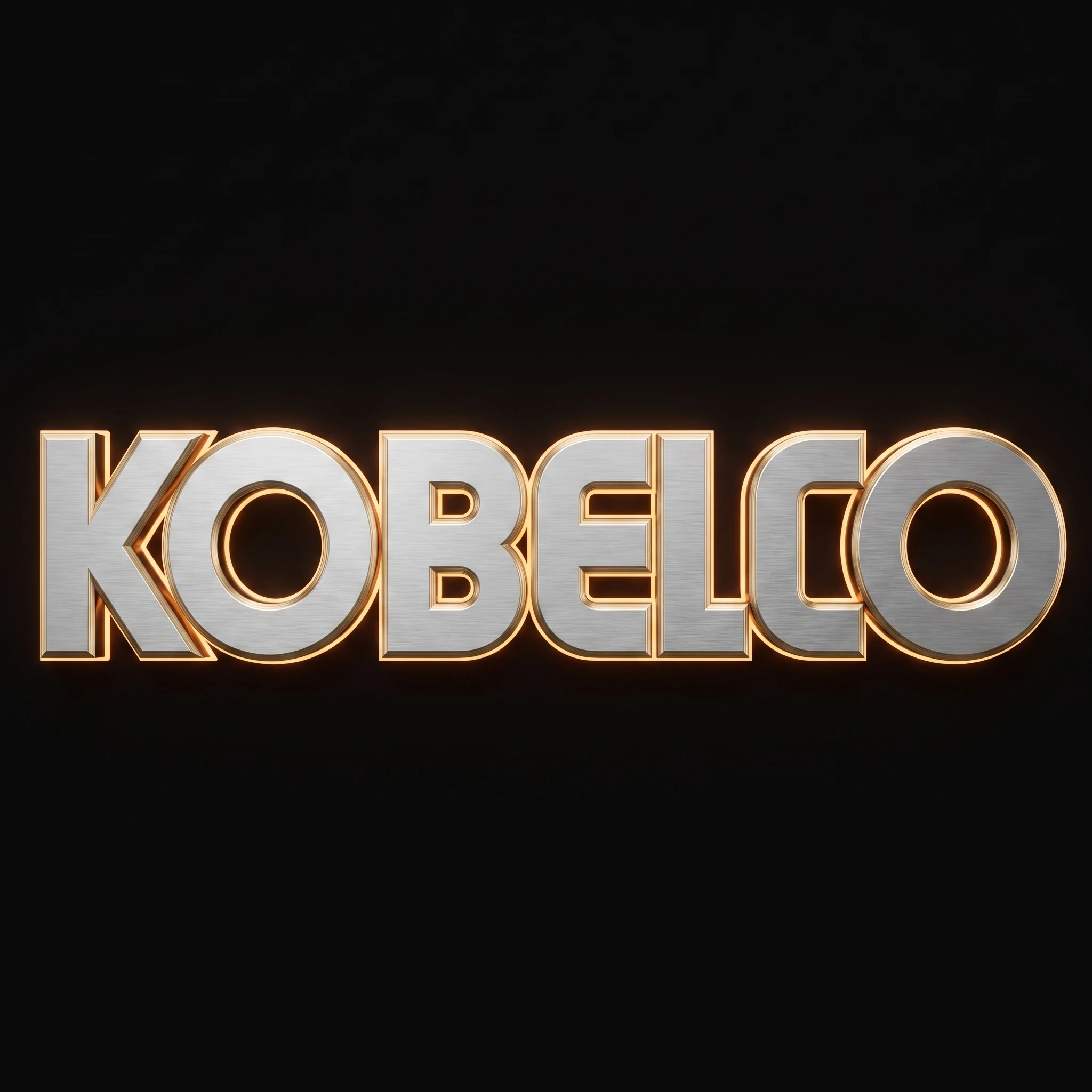 Kobelco spare parts logo — excavators