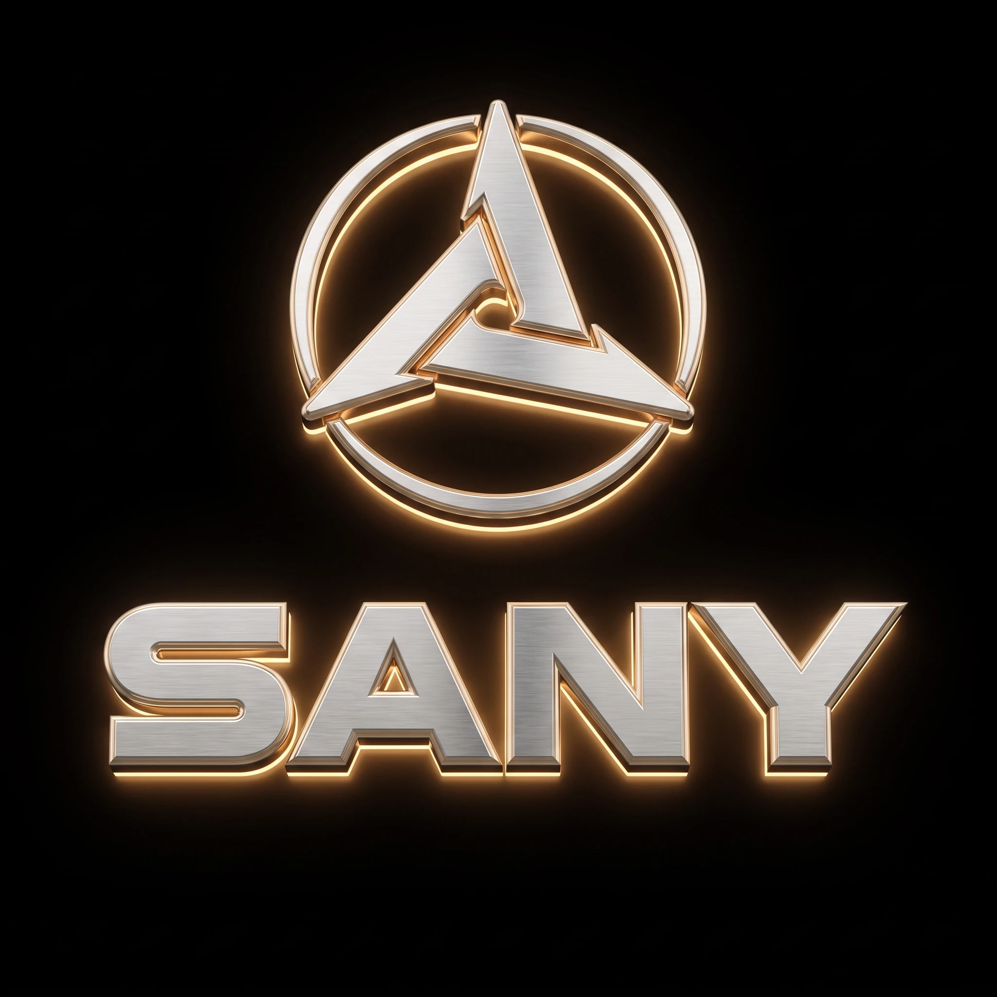 Sany spare parts logo — cranes and excavators