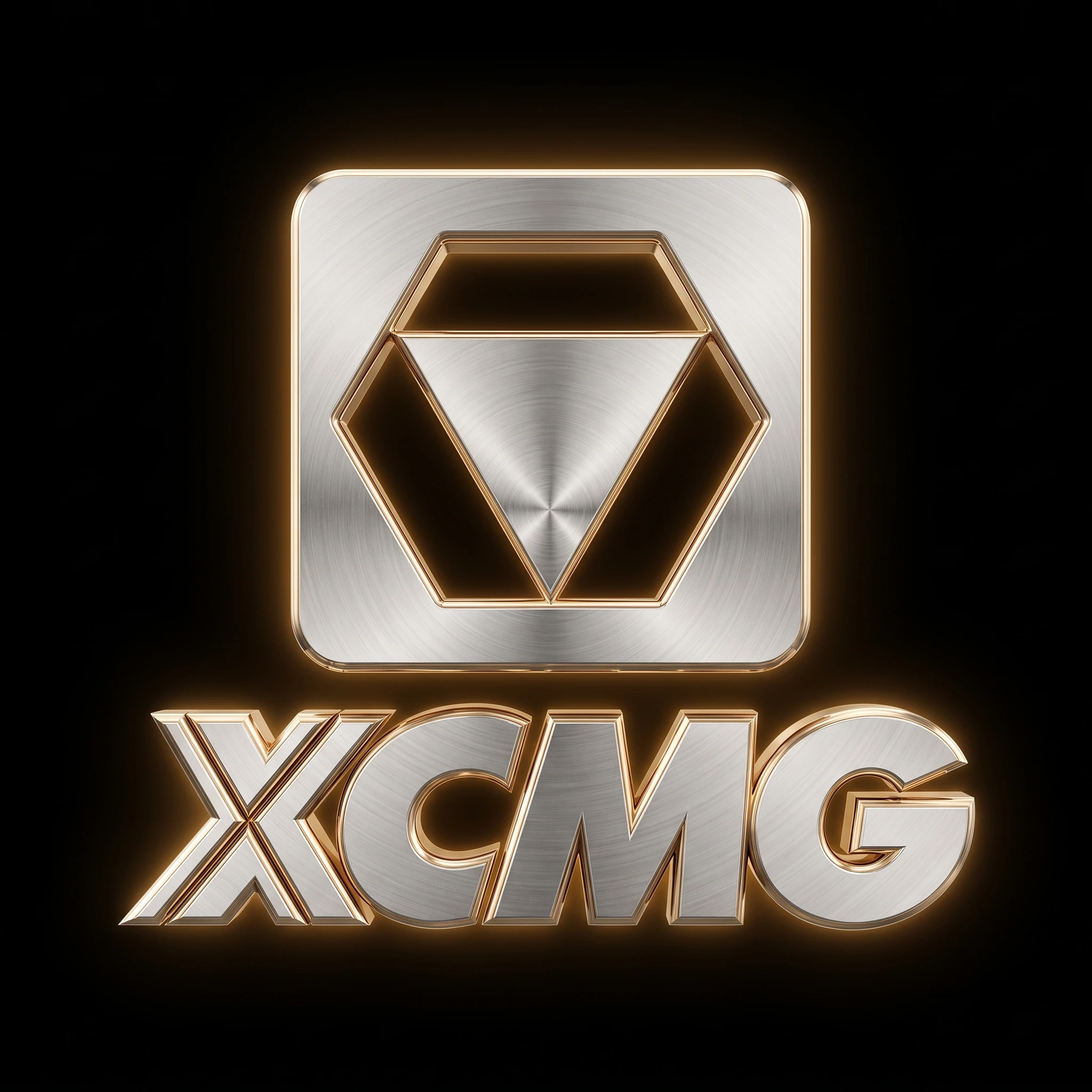 XCMG spare parts logo — cranes and excavators