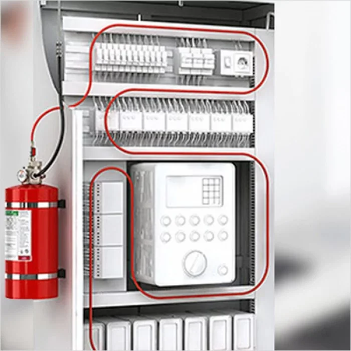 Indirect Panel Fire Suppression System