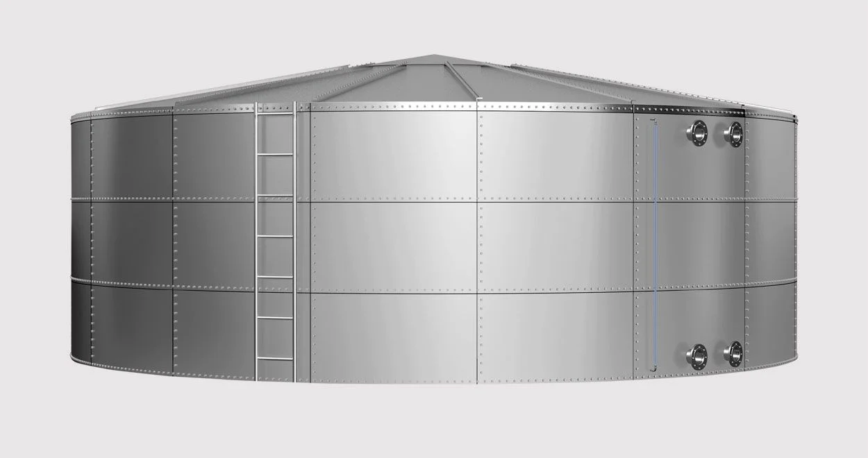 Cylindrical Modular Water Tanks