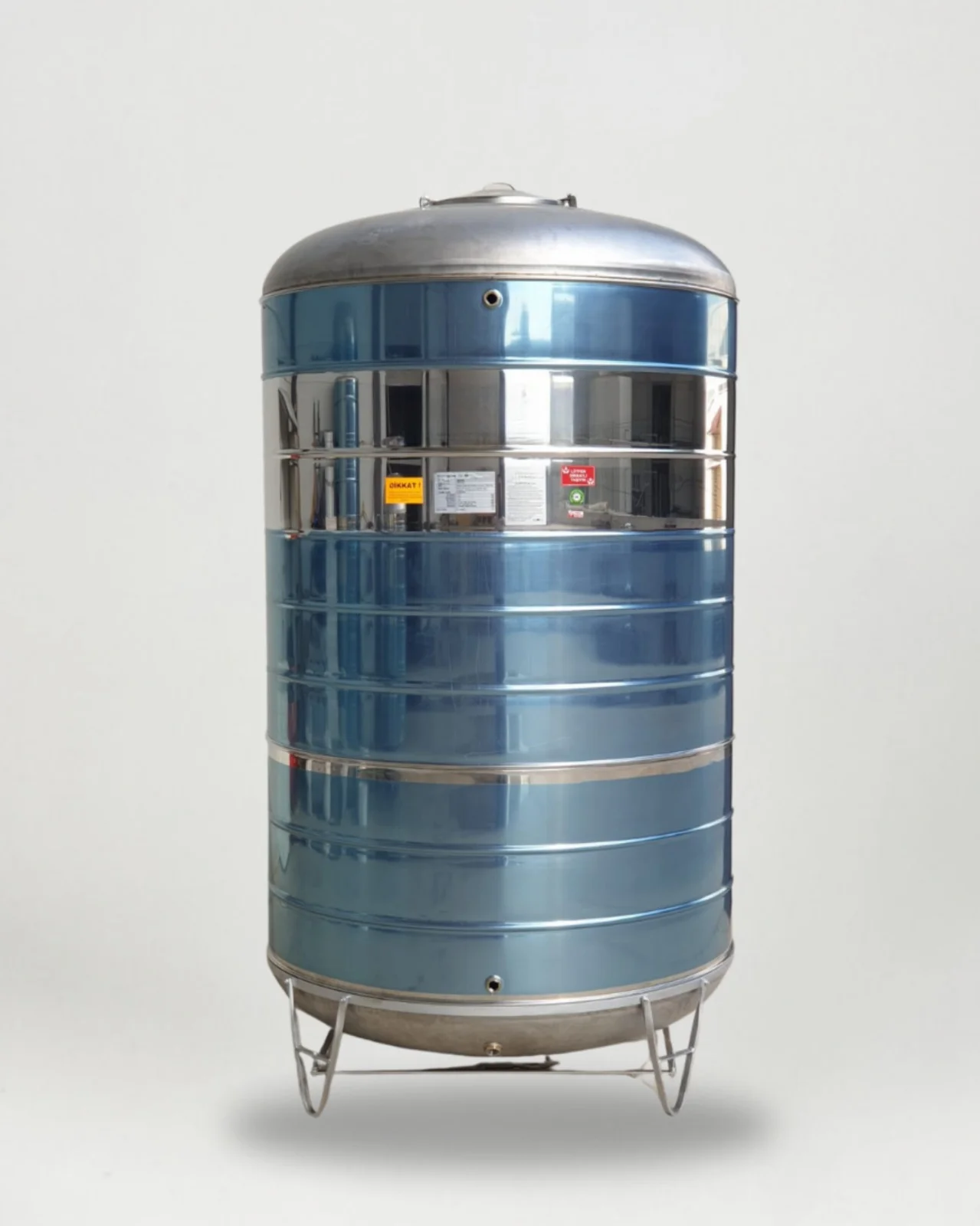 Cylindrical Legged Stainless Water Tank 1000 L