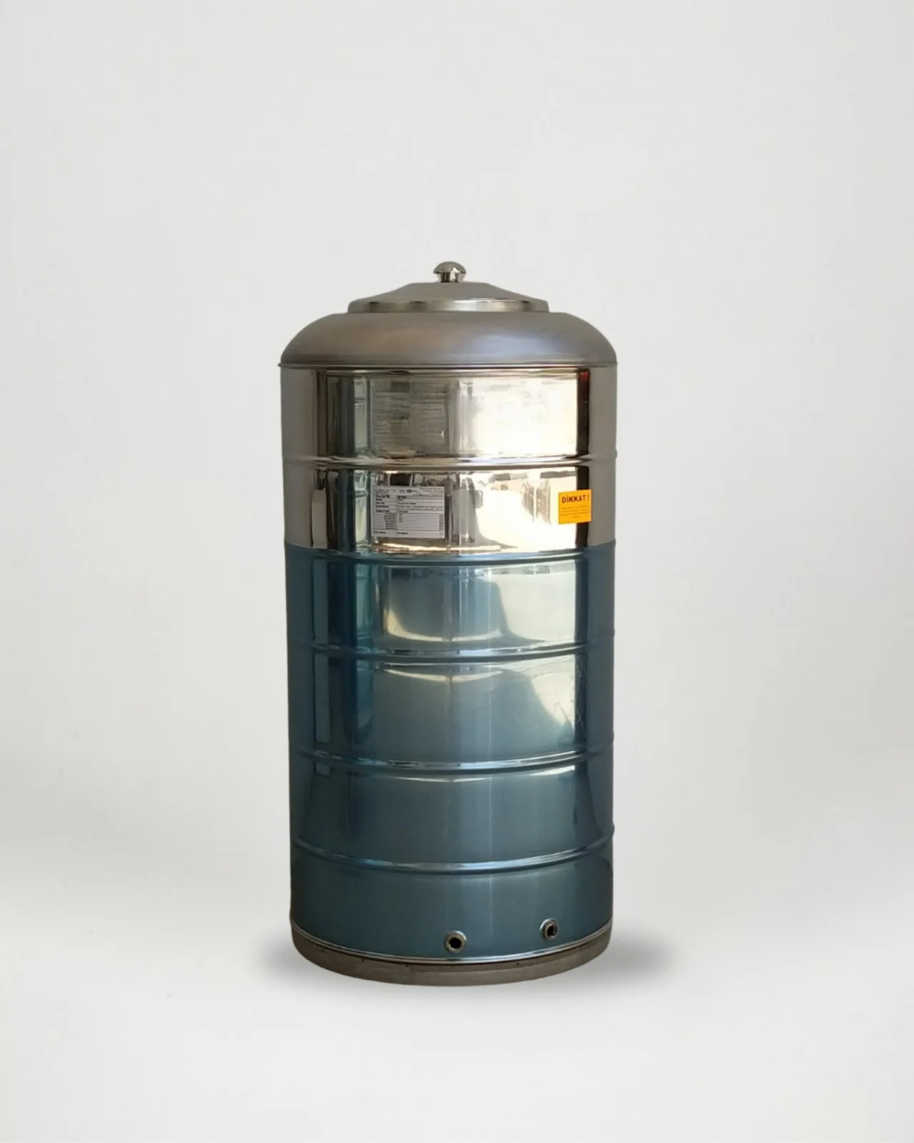 Cylindrical Flat-Bottom Stainless Water Tank 605 L