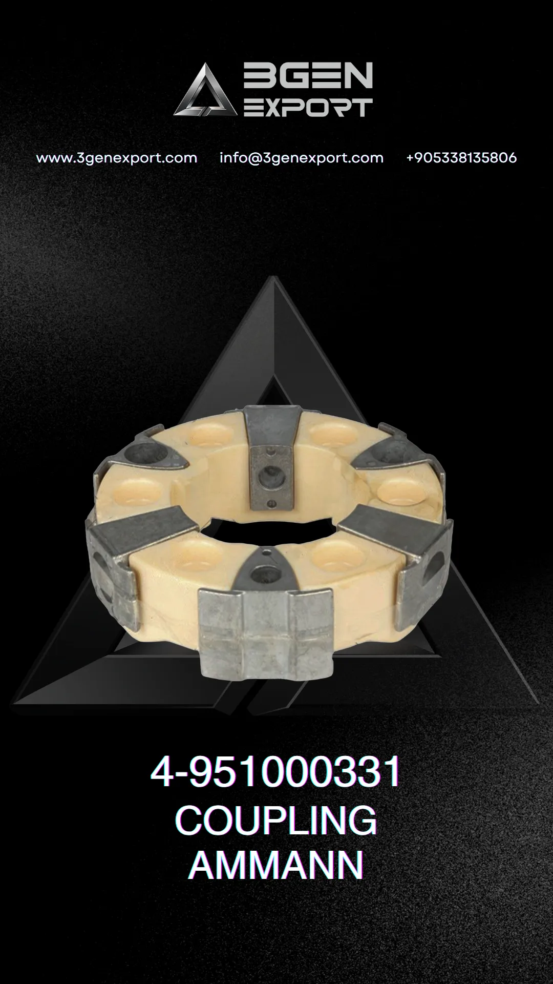 4951000331, 4-951000331 COUPLING AMMANN image 3