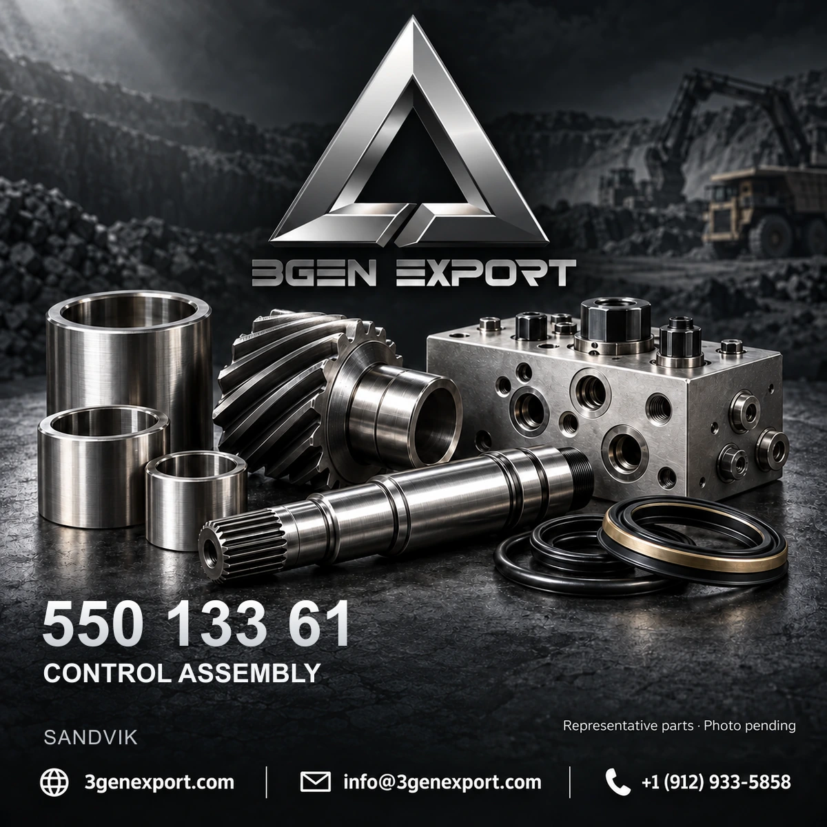 55013361, 550 133 61 Control Assembly Sandvik