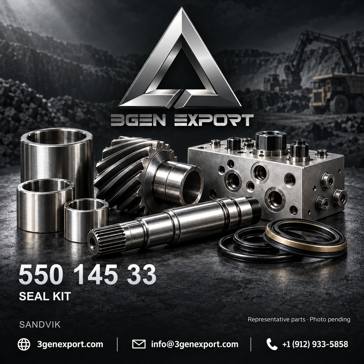 55014533, 550 145 33 Seal Kit Sandvik