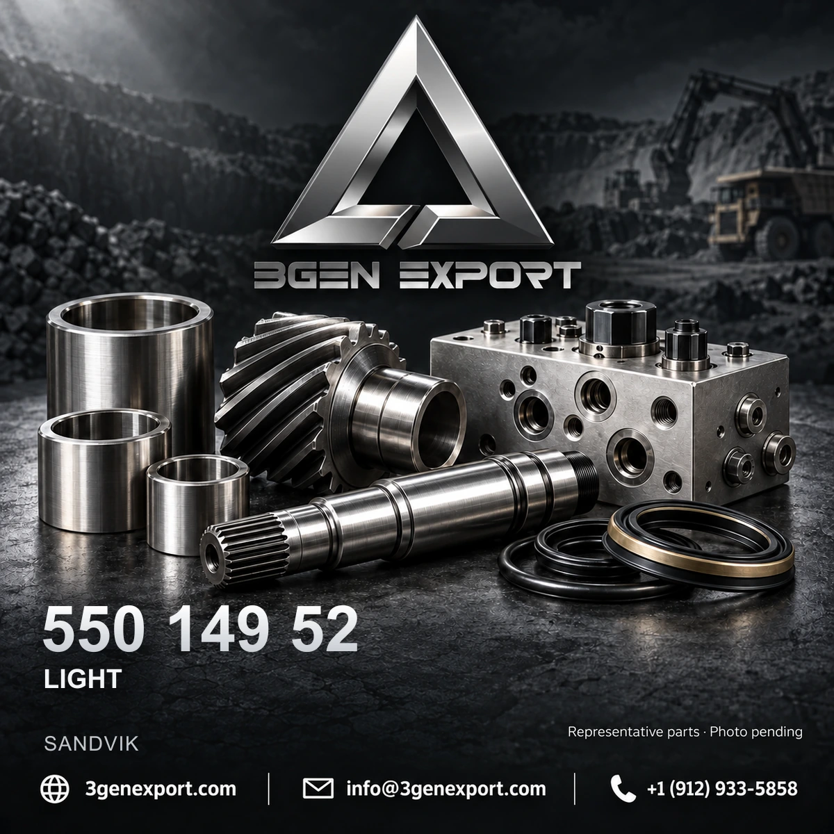 55014952, 550 149 52 Light Sandvik