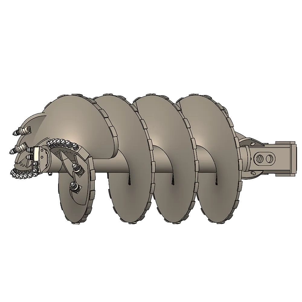 BORED PILE DOUBLE CUT ROCK AUGER image 3