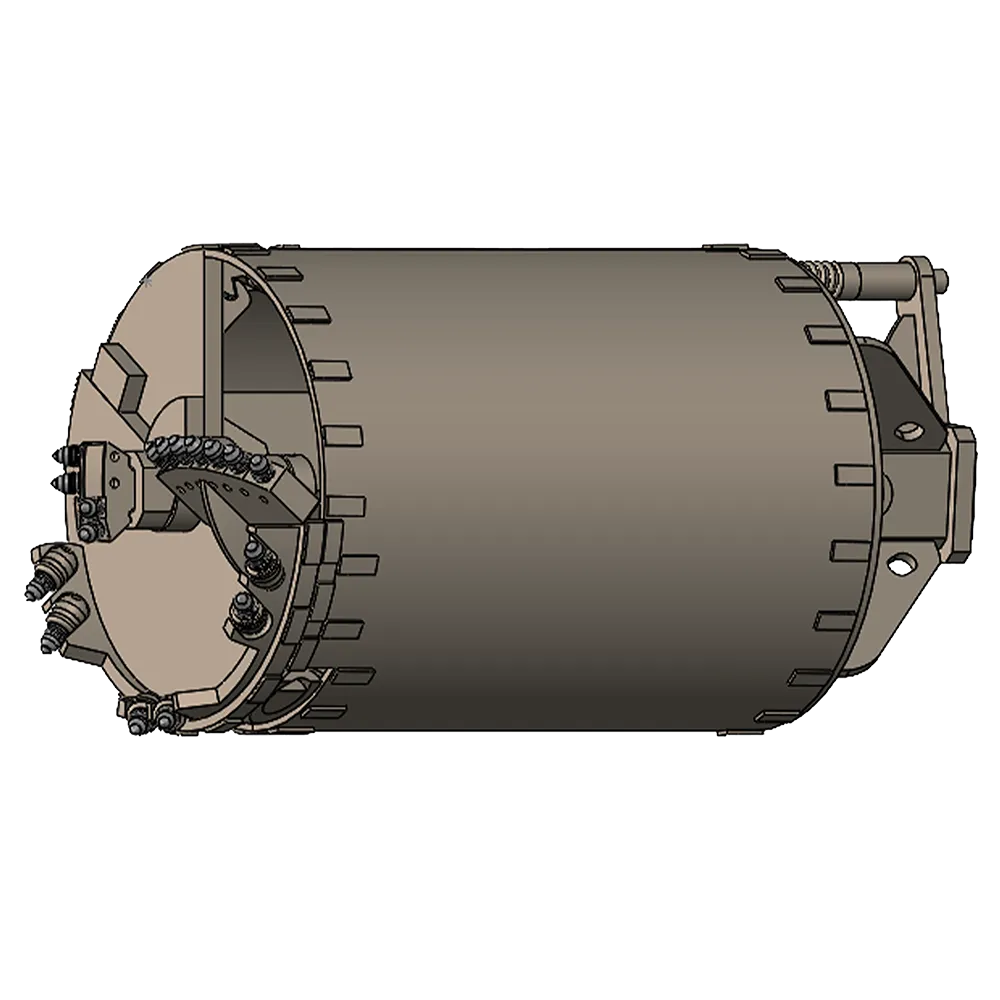 BORED PILE SINGLE CUT ROCK BUCKET image 3