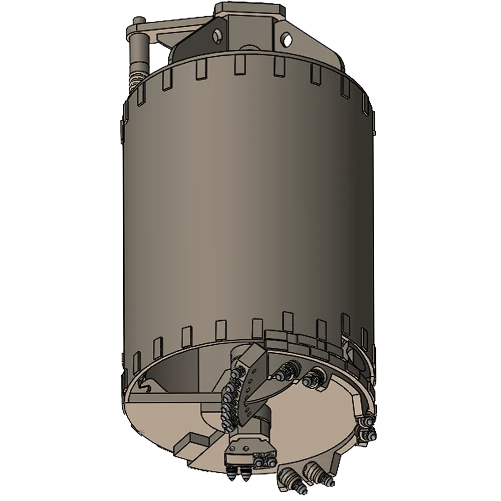 BORED PILE SINGLE CUT ROCK BUCKET image 2