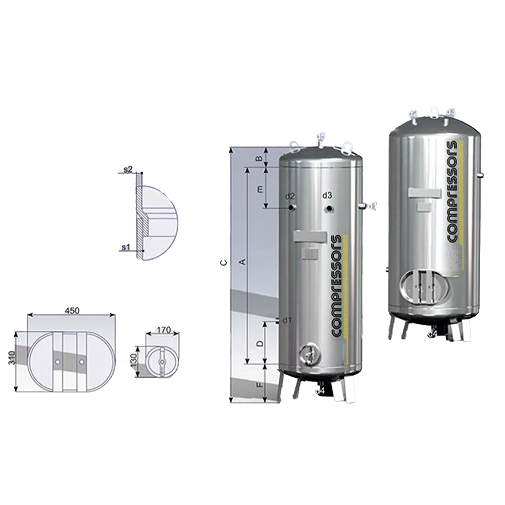 COMPRESSED AIR TANKS