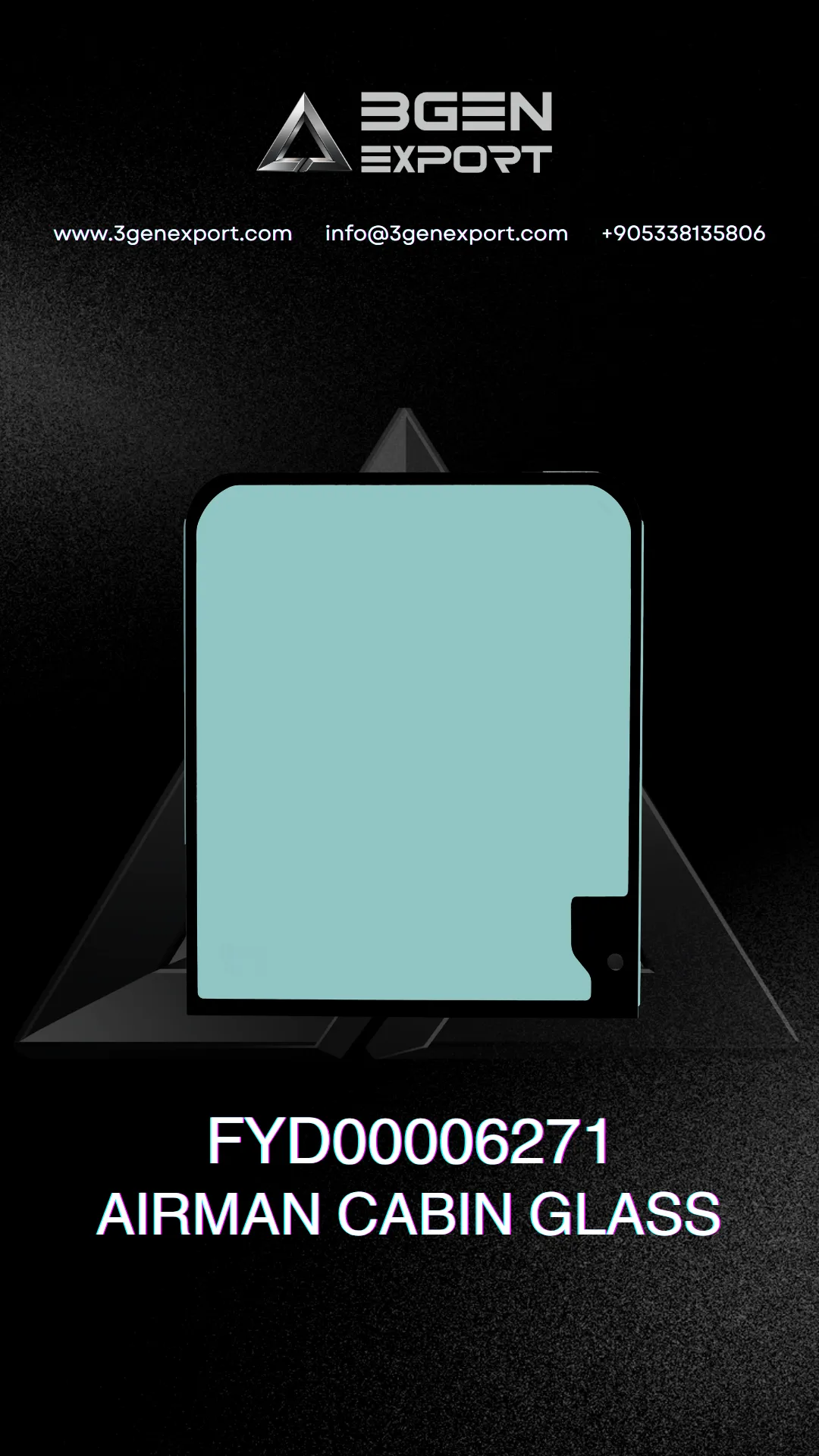 FYD00006271 AIRMAN CABIN GLASS image 3