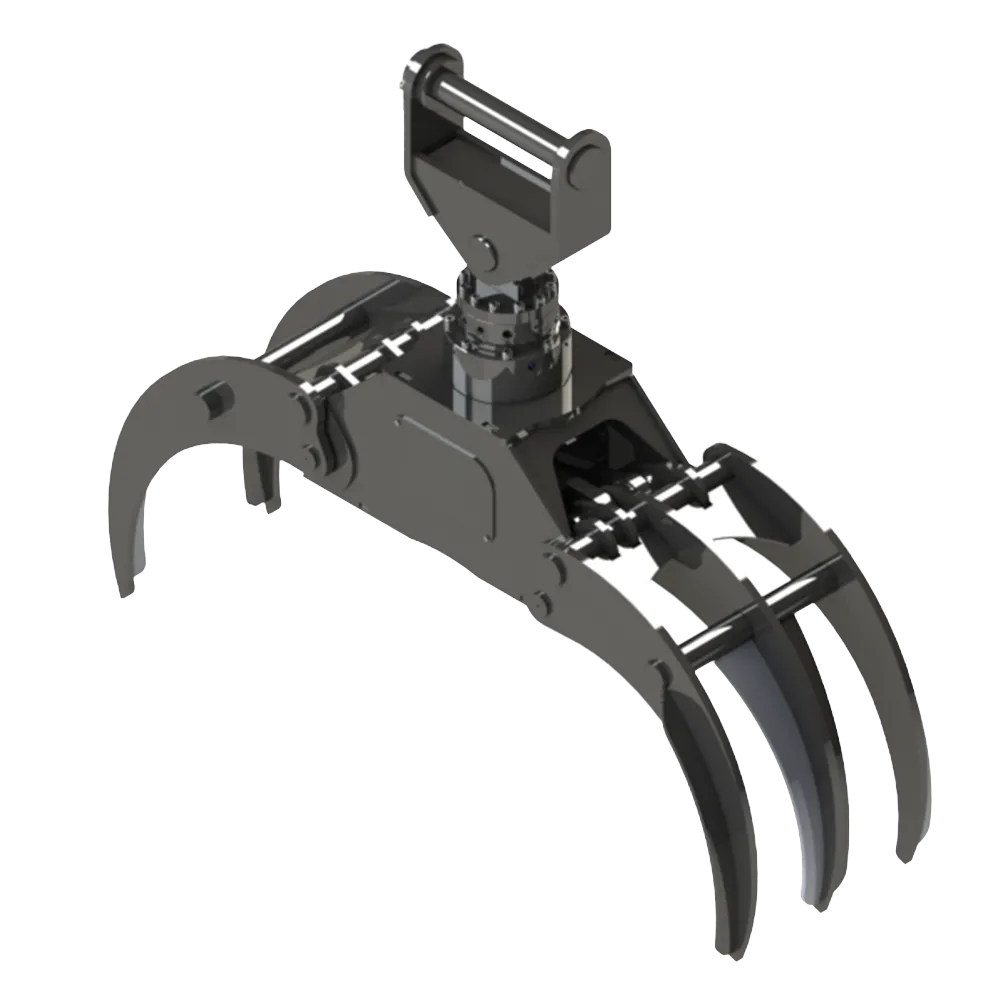 HYDRAULIC LOG GRAPPLE – WITH ROTATOR 0.8 m² image 2