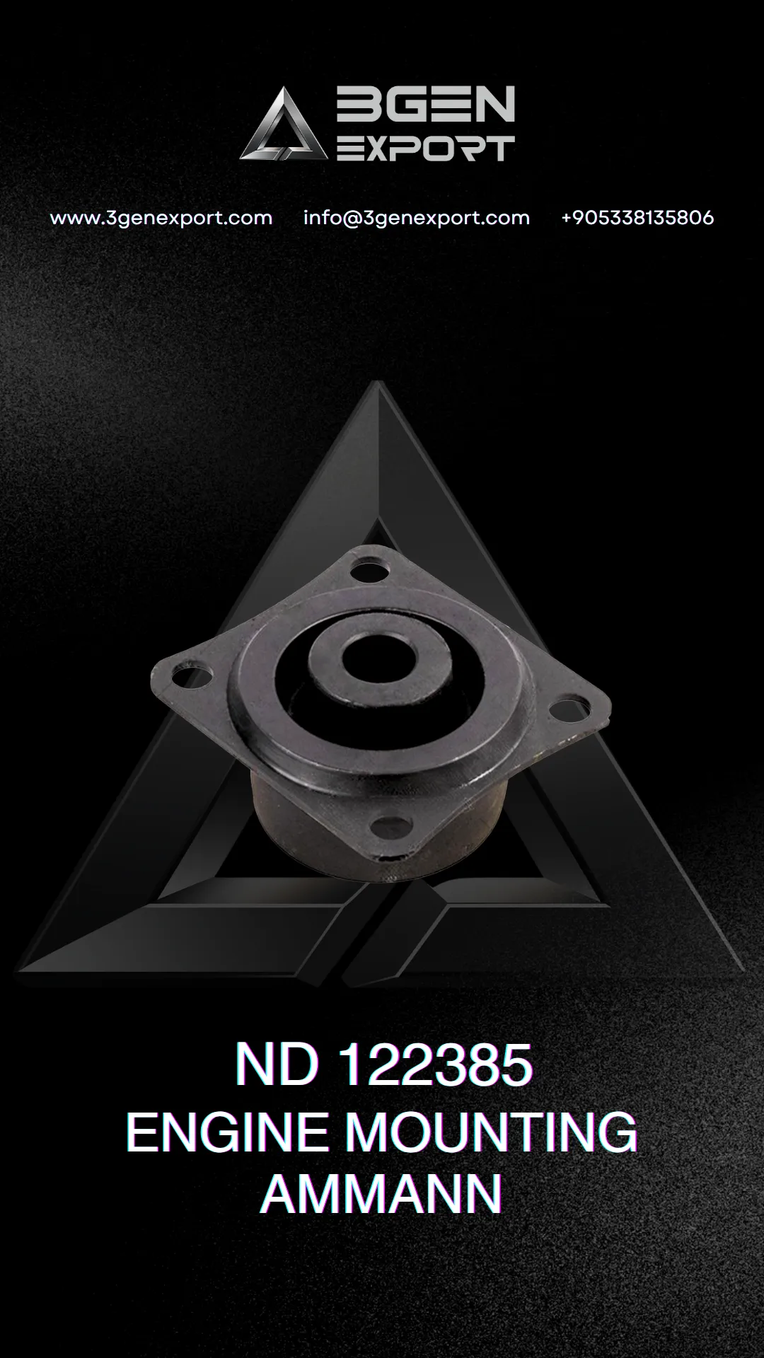 ND122385, ND 122385 ENGINE MOUNTING AMMANN image 3
