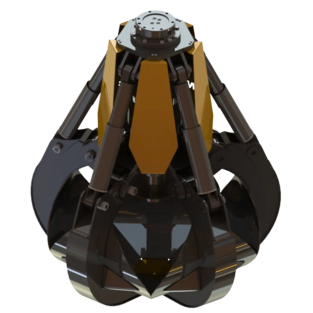 ORANGE PEEL SCRAP GRAPPLE 1 m³ image 4