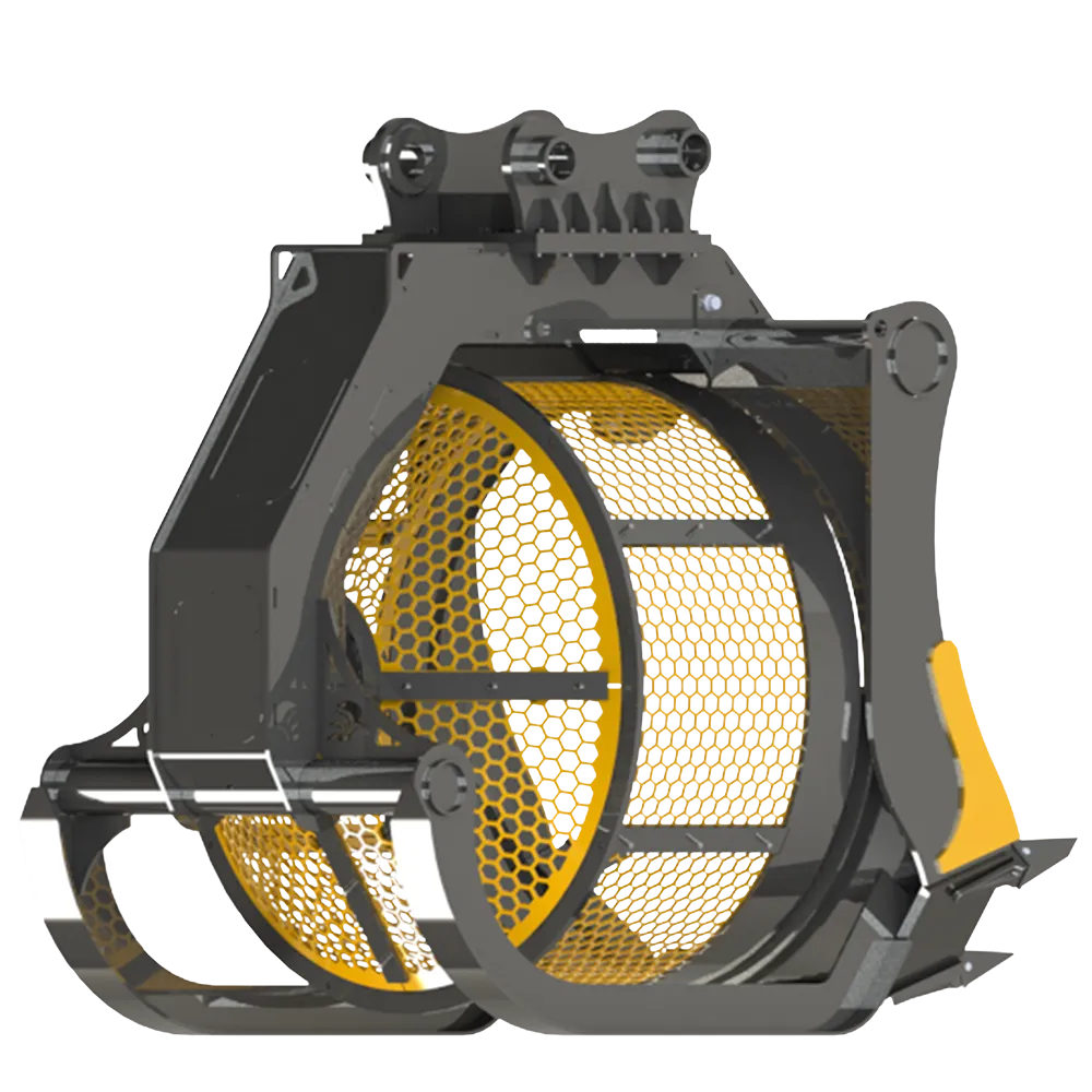ROTARY SCREENING ATTACHMENT for 30–40 ton excavator