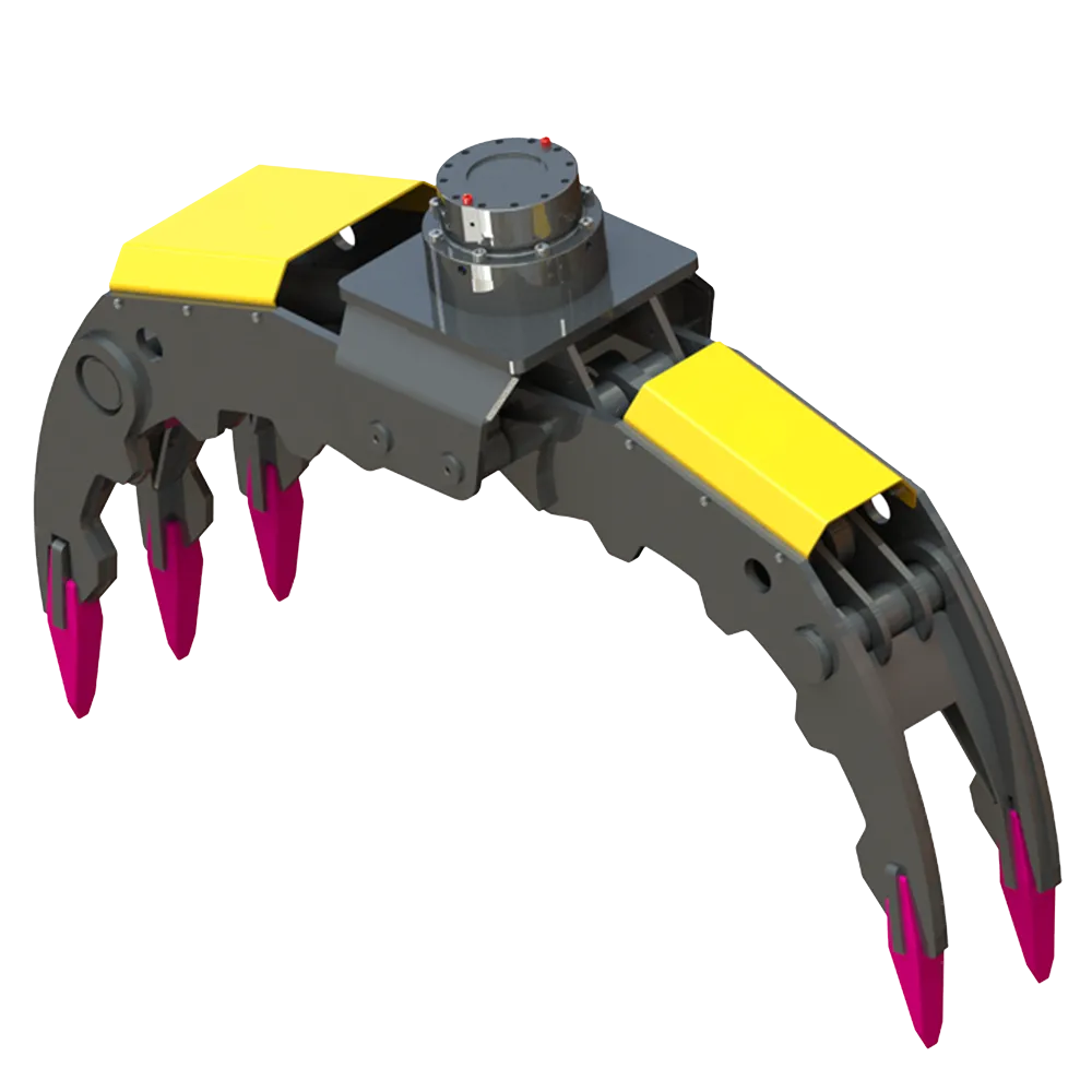 STONE GRAPPLE for 20-ton excavator image 2