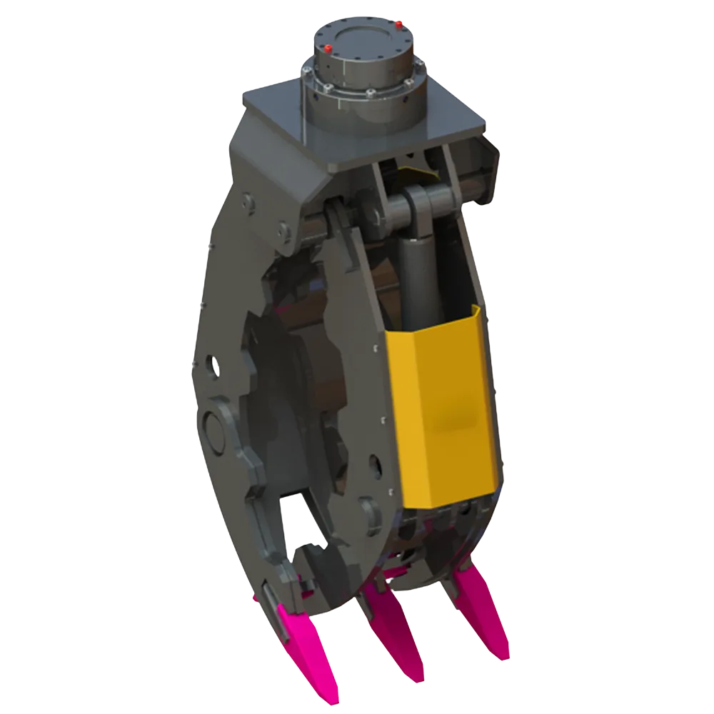 STONE GRAPPLE for 20-ton excavator